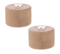 Beaupretty 2pcs Wooden Tooth Storage Box Fairy Keepsake Lost Teeth Collection Container for Boys and Girls Boys Girls