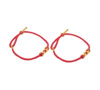 Beaupretty 2Pcs Year Snake Handmade Red String Bracelet Durable Braided Snake Charm Bracelets for Chinese Year Meaningful for Couples and Friends