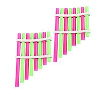 Beaupretty 2set Colorful Diy Homemade Panpipe Kit Student Science Experiment Musical Instrument Education Toy for Boy Girl Lightweight Easy to Assemble