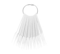 Beaupretty 2sets Fan-shaped Nail Polish Display Sticks Practice Templates for Beginners