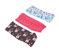 Beaupretty 2sets Fashionable Christmas Novelties Sports Headbands Xmas Hair Hoops for Women 3pcs*2
