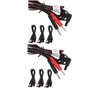Beaupretty 2sets Replacement Lead Wire for Therapy Machines with Pin Connector Durable and Cables Compatible with Massage Strips for Improved Circulation 4pcs*2