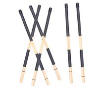 Beaupretty 3 Pairs Portable Bamboo Drumsticks Bamboo Rod Percussion Instrument Accessory Jazz Folk Acoustic Replacement Sticks for Music Enthusiasts