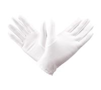Beaupretty 3 Pairs White Elastic Stretchy Jewelry Inspection Gloves, Breathable Thin Short Etiquette Gloves, One Size Fits for Professional Use