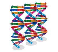 Beaupretty 3 Pcs Dna Molecular Model Kit DIY Double Helix Structure for Classroom Science Projects Enhances Understanding of Genetics and Promotes Teamwork Educational Tool for Biology
