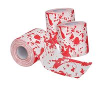 Beaupretty 3 Rolls Halloween Toilet Paper Novelty Toilet Roll Soft Pulp Paper Horror Printed Bathroom Decor for Parties Absorbent Fun Prank Stocking Stuffer