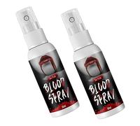 Beaupretty 30ml Fake Blood Spray 2pcs Washable Halloween Liquid Blood for Party Makeup Special Effects Cosplay Prop for Festivals and Theatrical Use