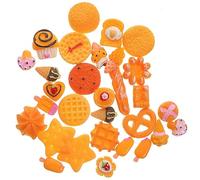 Beaupretty 30Pcs Artificial Dessert Models Realistic Simulation Cookies Cakes for Photography Props Birthday Party Accessories DIY Resin Decorations