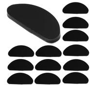 Beaupretty 30pcs Black Silicone Eyeglass Nose Pads for Glasses with Non-slip Design and Comfortable Fit, Reduce Burden on Nose, for Everyday Use