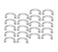 Beaupretty 30pcs Chicken Cage Slip Door Wire Clips for Quail Thickened Door Hooks Meat Hook Pet Cage Clip Spring Latch Assembly