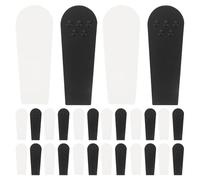 Beaupretty 30pcs Claw Machine Claw Sleeves Anti-slip Textured Rubber Covers White and Black Protectors for Mini Crane Game Replacement Parts Vending Machine Accessories