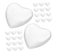 Beaupretty 30pcs Clear Glass Nail Color Charts with Manicure Display Beads for Nail Art Salon Use Professional Transparent Polish Showing Tool