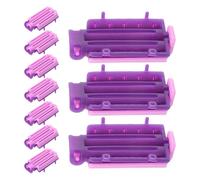 Beaupretty 30pcs Hair Perm Rods with Root Volume Clips for Gentle Perming and Natural Curls, Plastic Hair Rollers for DIY Styling or Professional Barber Hairdressing, for Women