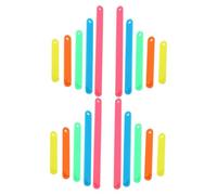 Beaupretty 30pcs Snaptogether Strips Geometry Sticks for Plastic Geometric Shapes Construction to Teach Triangle Side Relations Square Rectangle Math Manipulatives for Montessori Learning