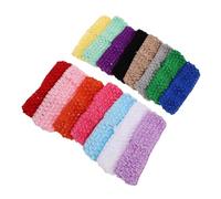 Beaupretty 30pcs Stretchy Knit Headbands for Women Elastic French Knitted Hair Bands Soft Wide Knitted Hairbands for Party Dress up Sports Outdoor Activities