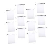 Beaupretty 30pcs Transparent Travel Shoe Bags Drawstring Organizer Large Shoe Pouch Dustproof Storage for Suitcase Gym Cosmetic Toiletry Laundry Use