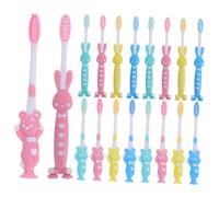 Beaupretty 32pcs Toothbrush Soft Bristles Gentle Cleaning Cartoon Design for Oral Care Encourages Healthy Brushing Habits with Cute Bear Bunny Characters