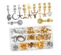 Beaupretty 33pcs Dreadlocks Jewelry Hair Accessories for Braids Crystal Wire Wrapped Braid Decor for African Style Hairstyles