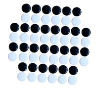 Beaupretty 360pcs Small Flat Go Chess Pieces Double-sided Black White Beads for Traditional Board Games Educational Play Accessories for Home and School Use