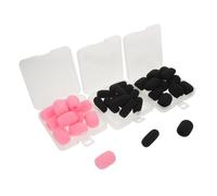 Beaupretty 36Pcs High-density Foam Microphone Covers for Headset and Lapel Mics Noise Reduction Windscreens with Removable Design for Clear Sound Amplification and Easy Cleaning