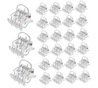 Beaupretty 36pcs Mini Pearlescent Jaw Clips Hair Clips for Girls and Women Mini Hair Claw Plastic Claws Easy Wear and Replacement