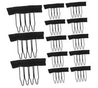 Beaupretty 3bags Spring Comb Wig Accessories Cloth Edge Wig Combs Making Tools for Synthetic Hair Caps Hairpiece Caps
