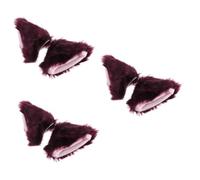Beaupretty 3pairs Cosplay Hair Clip Cat Ear Hairpin Comfortable Headband for Women Random Color