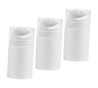 Beaupretty 3pcs 100ml Travel Vacuum Emulsion Bottles Portable Press Type Lotion Dispenser Bottles for Makeup Liquid and Toiletries