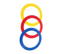 Beaupretty 3pcs Acrobatic Juggling Rings for Circus and Hand Balancing Versatile Throwing and Catching Props to Enhance Coordination and Performance Skills