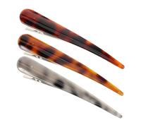 Beaupretty 3Pcs Acrylic Duckbill Hair Styling Clips for Women Lightweight Sturdy Hairdressing Clips for Salon and Personal Use Non Damaging Grip for All Hair Types