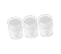 Beaupretty 3pcs Airless Pump Bottle Portable Lotion Dispenser for Travel Refillable Cosmetic Containers for Skincare Easy Control for Creams and Lotions for Go Use
