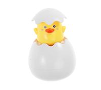 Beaupretty 3pcs Bath Water Spray Eggs with Penguin Duck Dinosaur Designs Floating Bathtub for Safe Smooth Surface for Fun Bath Play Random Color