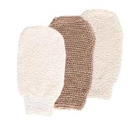 Beaupretty 3pcs Bathing Gloves Scrubbing Mitts for Body Exfoliating Tools Rich Foaming Gloves for Shower Bath