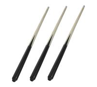 Beaupretty 3pcs Billiard Cue Sticks Short Pool Cues for Safe Design Enhances Skills Hand Eye Coordination for Mini Pool Tables and Games