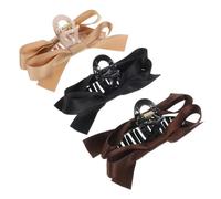 Beaupretty 3pcs Bow Shark Clip Decorative Hair Claw Clips for Women Hair Accessories