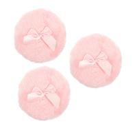 Beaupretty 3pcs Boy Girl Puff Long Butterfly Bow Soft Round Cotton Body Powder Puff Makeup Tool for Boys and Girls Adults