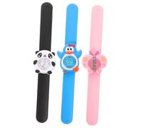 Beaupretty 3pcs Boys and Girls Digital Watches for Year Old Girl Boys Silicone Band Cartoon Watch Easy Reading Numerals Random Style