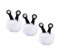 Beaupretty 3pcs Cartoon Shower Loofah Bath Ball Large Soft Body Exfoliating Sponge Hanging Rope for Skin Cleaning and Shower Bath Supplies