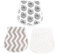 Beaupretty 3pcs Cotton Burp Cloth Small Bibs for Feeding and Dinner Eating Unisex Shoulder Protect Bib Random Style