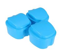 Beaupretty 3pcs Denture Case Denture Container False Tooth Case Filter Mesh for Daily Use