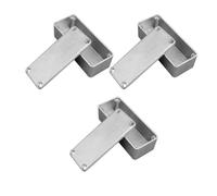 Beaupretty 3pcs Diecast Aluminum Stomp Box Enclosure 92x38x31mm Portable Pedal Box for DIY Projects with Optimal Internal Protection Suitable for Guitar Pedals and Electronic Devices