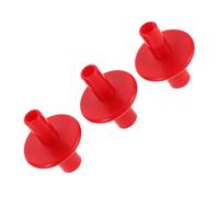 Beaupretty 3pcs Double Head Plastic Cymbal Stand Sleeves Drum Hardware Replacement Hi Hat Clutch Mount Protectors Red Drum Set Accessories