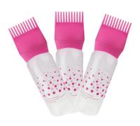 Beaupretty 3pcs Dry Cleaning Bottle for Hair Styling Comb Applicator Bottles Squeeze Function for Hair Coloring Dying and Oiling Applications for Root Touch