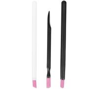 Beaupretty 3pcs Dual-end Nail Pen Multifunctional Pen Double-Headed Abs Fine Grinding Remove Dead Cuticles Random Styles Manicure Tool for Professional Nail Care