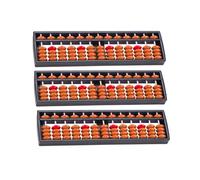 Beaupretty 3Pcs Educational Traditional Abacus for Portable Counting Tool for Math Learning Mini Arithmetic Abacus for for Developing Computing Skills
