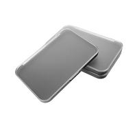 Beaupretty 3pcs Empty Magnetic Eyeshadow Palette Diy Makeup Storage Box for Blush Powder Makeup Platter Frosted Top