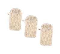 Beaupretty 3pcs Exfoliating Soap Saver Pouch Self Draining Holder for Bath Shower Loofah Sponge Pads