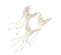 Beaupretty 3pcs Fashion Hair Decorations Butterfly Hairpin Hair Barrettes for Women Shiny