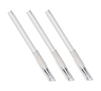 Beaupretty 3pcs Fine Oil Pen Professional Eyebrow Position for Microblading Mapping and Precise Symmetrical White Ink for Tattoo Makeup