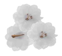 Beaupretty 3Pcs Flower Hair Clips for Teens Women Adorable Hairpin Barrettes for Parties Christmas Gatherings Versatile Hair Accessories for All Hairstyles